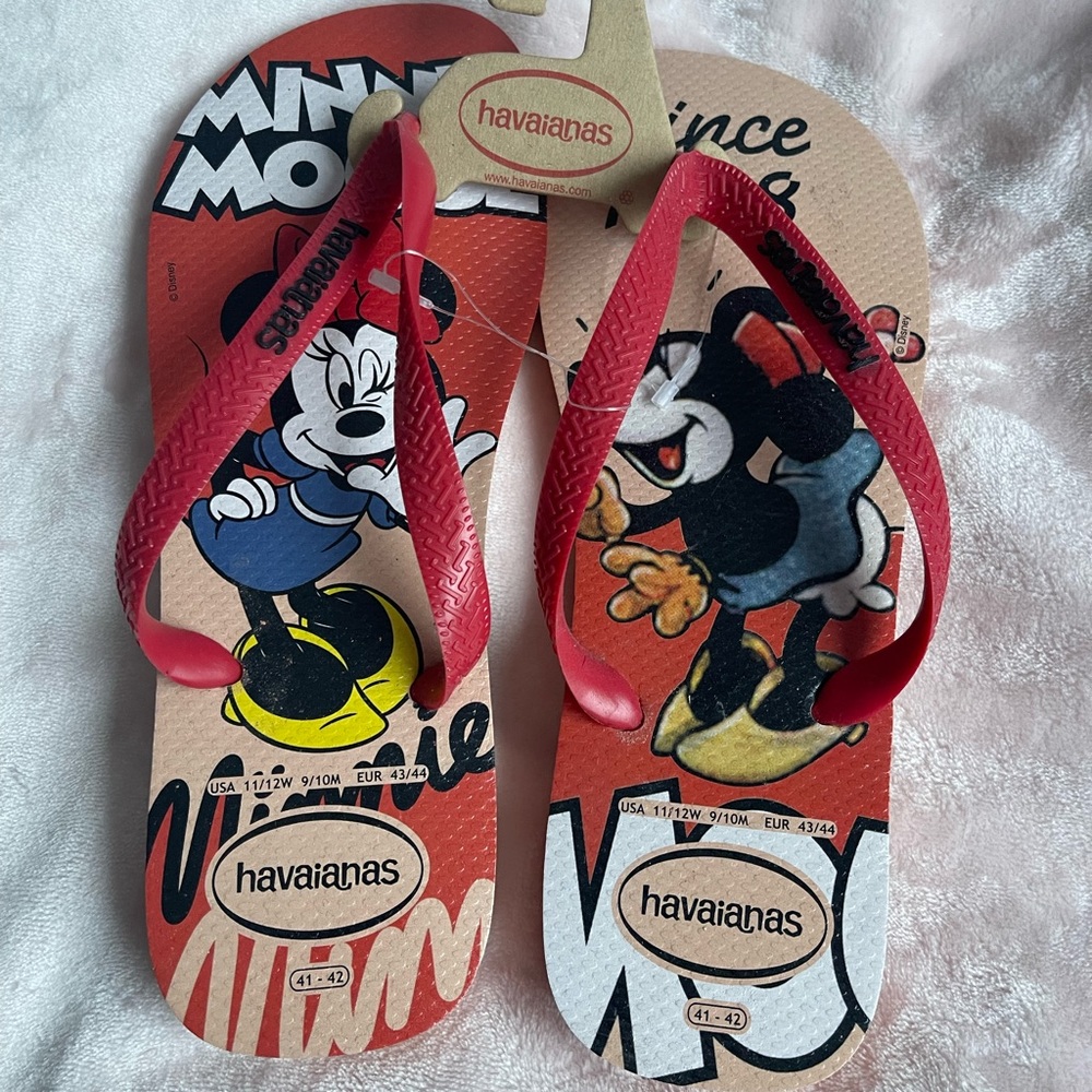New Disney Minnie Mouse havaianas sandals